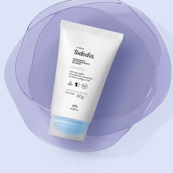 Desodorante Antitranspirante em Creme Tododia Leite de Algodão - Imagem 2