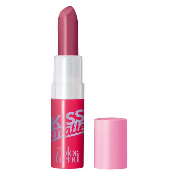 Color Trend Avon Kiss Matte Batom cor Drink Rosé