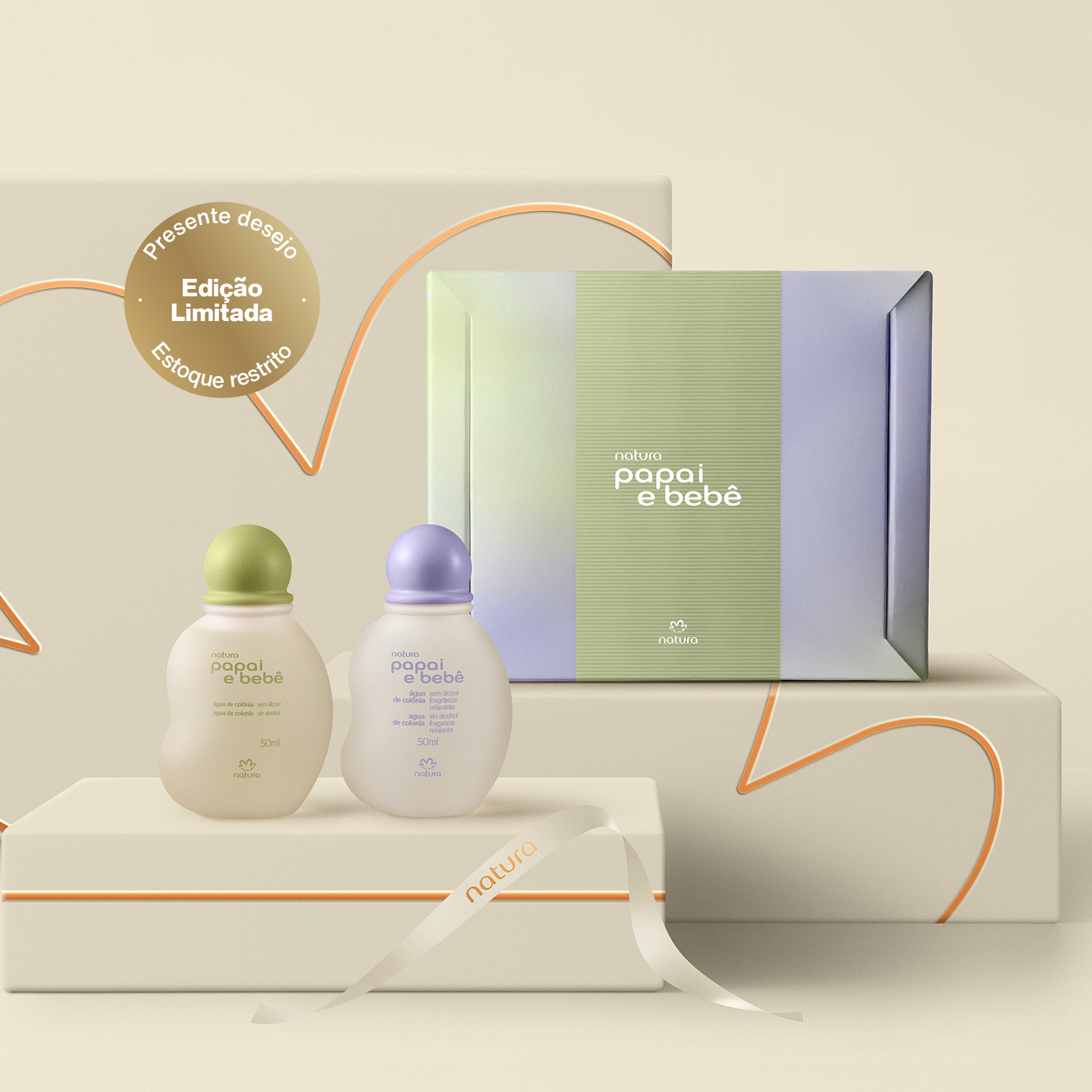 Presente Natura Papai e Bebê Miniaturas (2 produtos) - Imagem 2