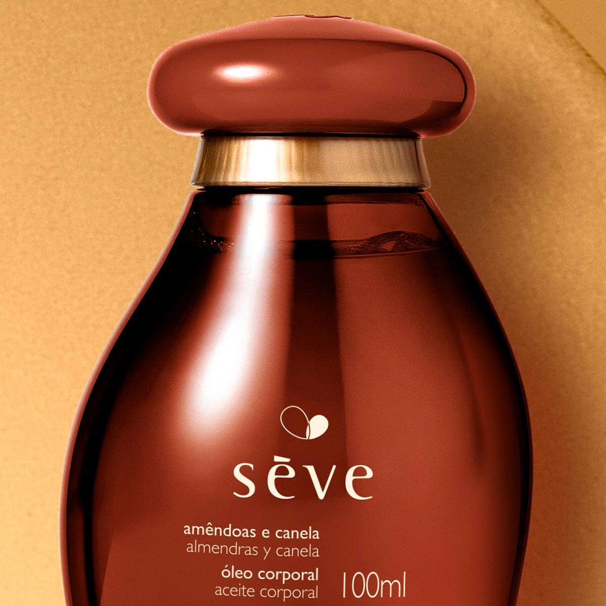 Óleo Sève Desodorante Corporal 100ml Amêndoas e Canela - Imagem 3